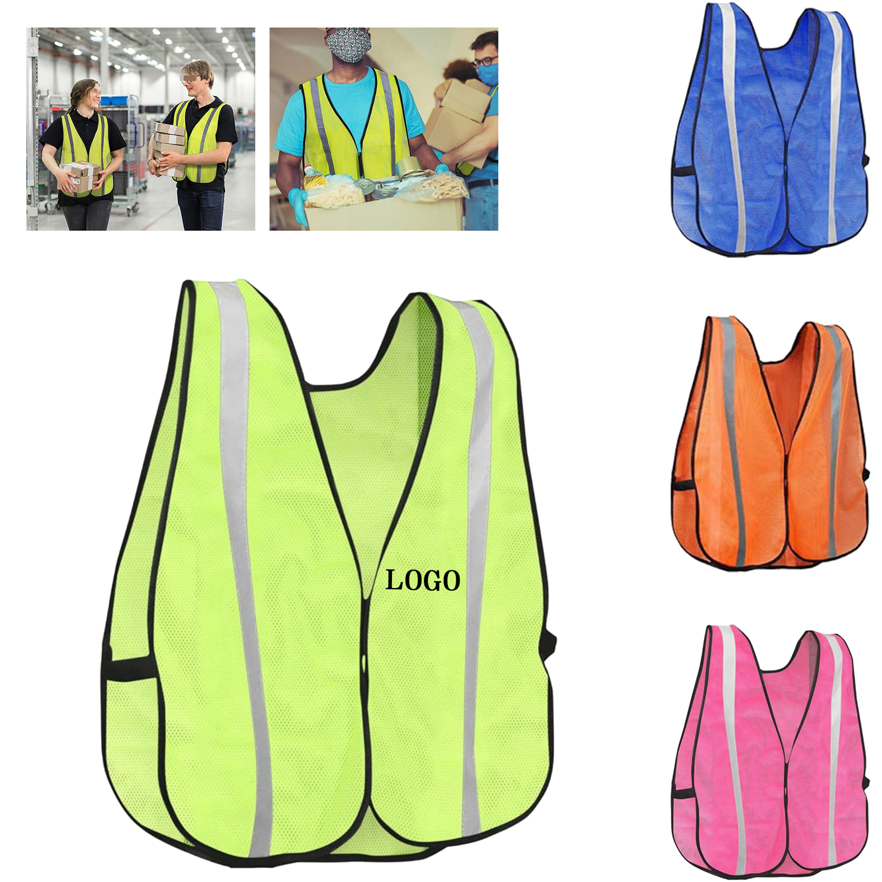 Reflective High Visibility Safety Vest 1