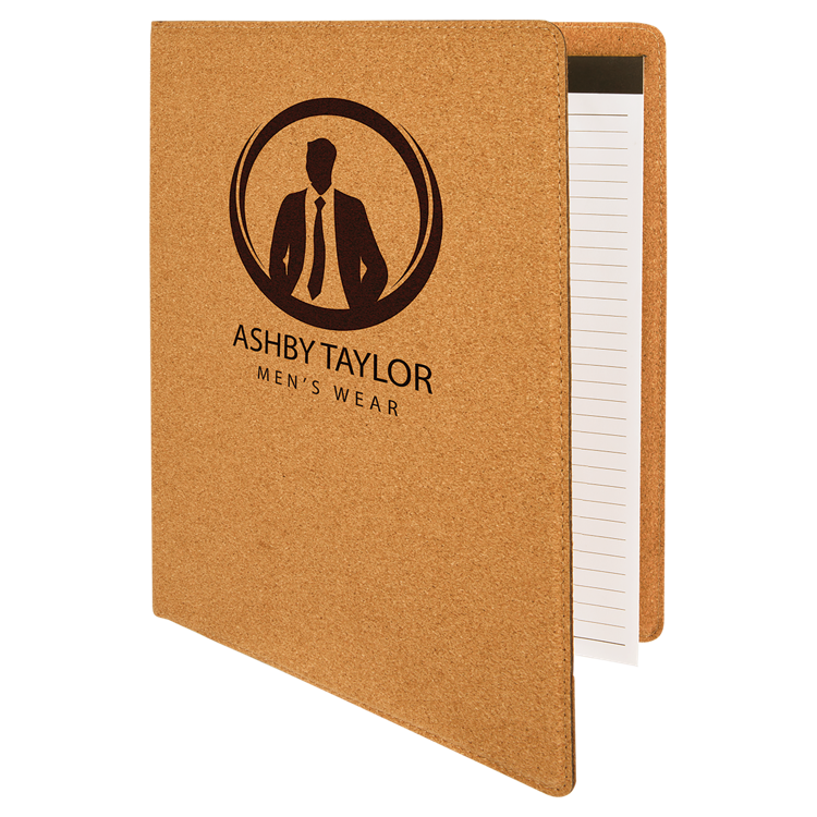 9 1/2" x 12" Cork Portfolio with Notepad 6