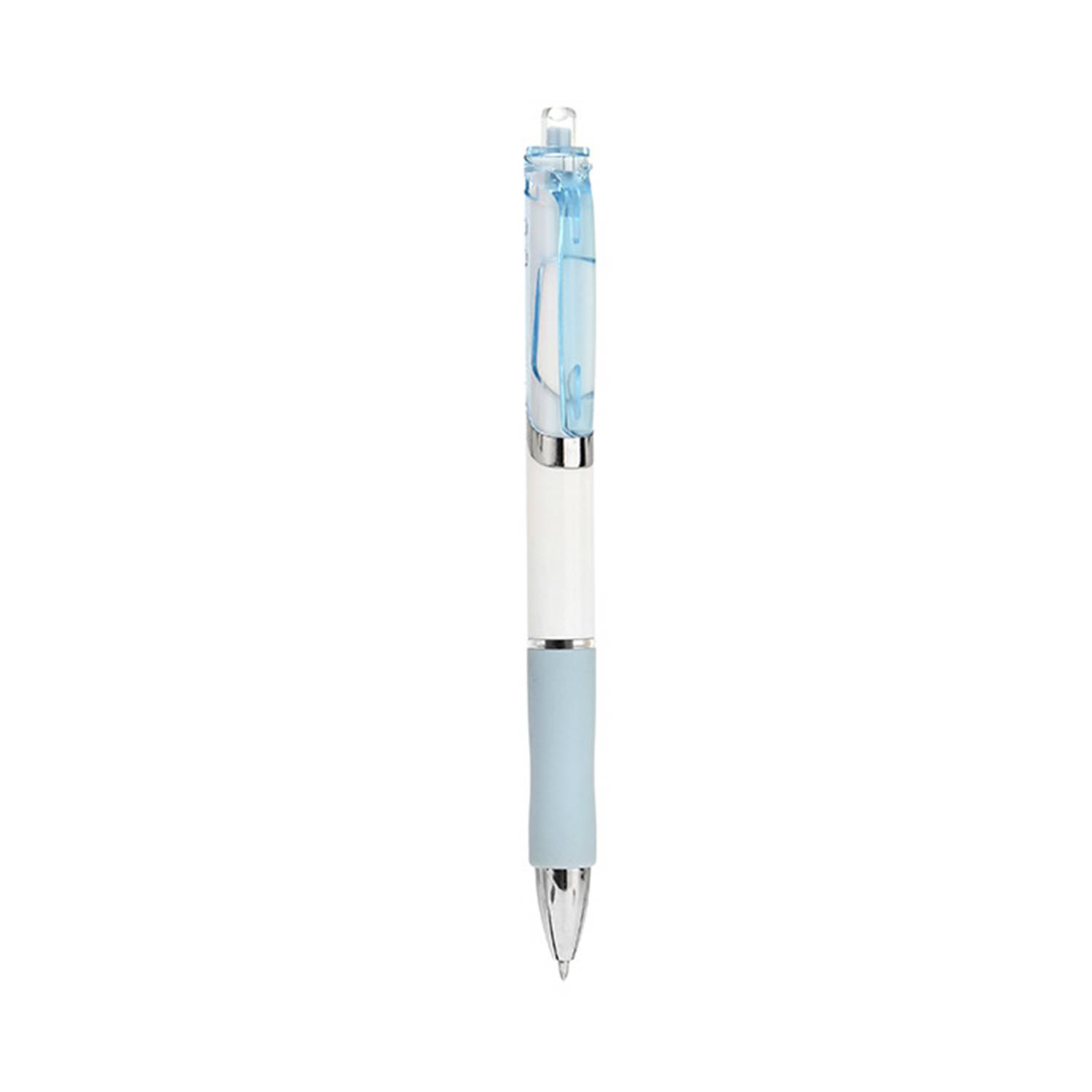 0.5mm Macaron Retractable Ballpoint Pen w/ Silicone Grip 6