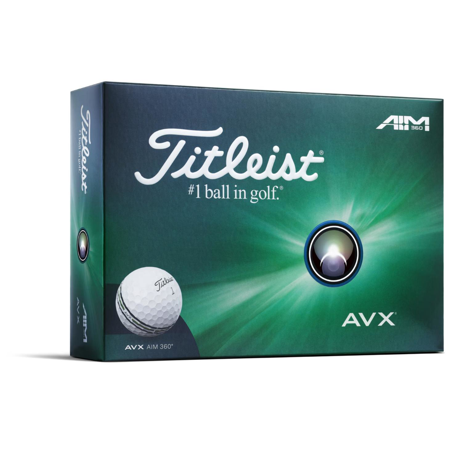 Titleist® 12 Pack AVX AIM 360 Golf Balls 9