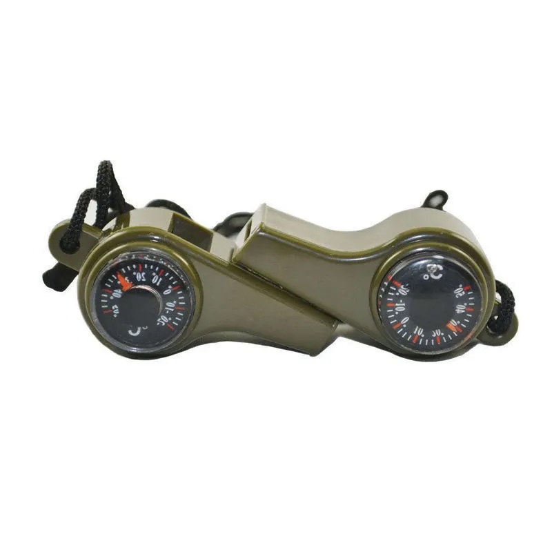 Outdoor 3-in-1 Compass Thermometer Whistle 8