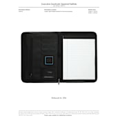FSC® Mix Executive DuraHyde Zippered Padfolio 28