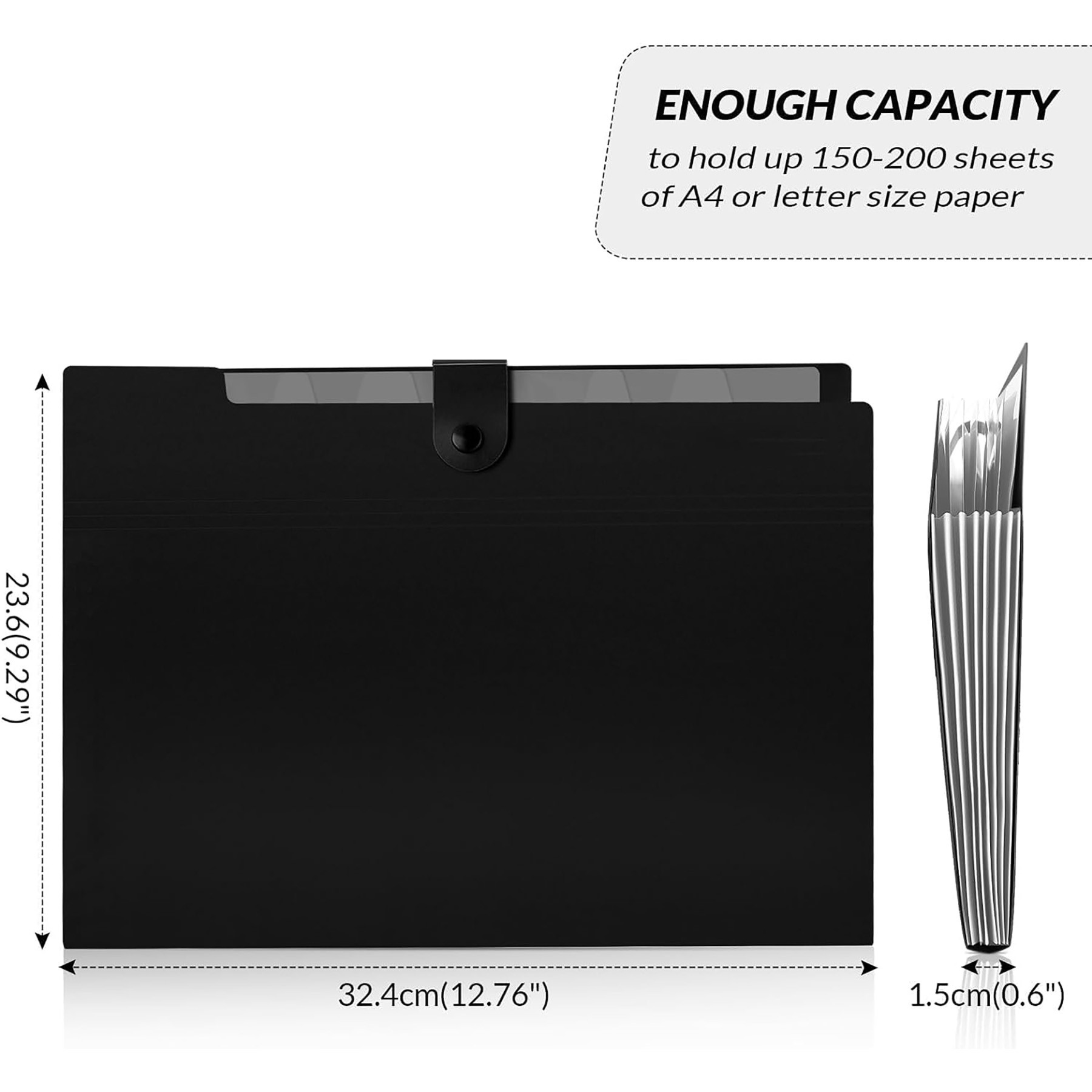 A4 Pockets Expanding File Folder 6