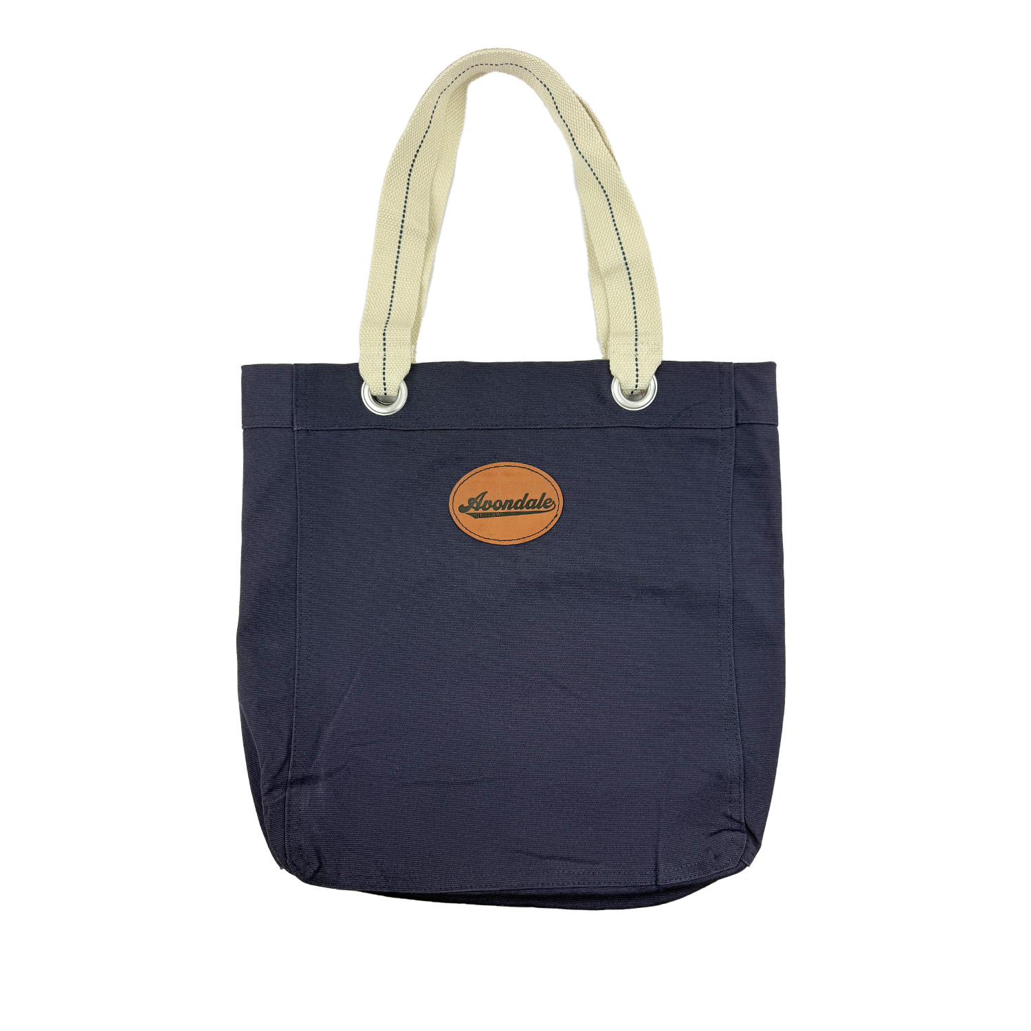 Tote Bag w/ Leatherette Patch