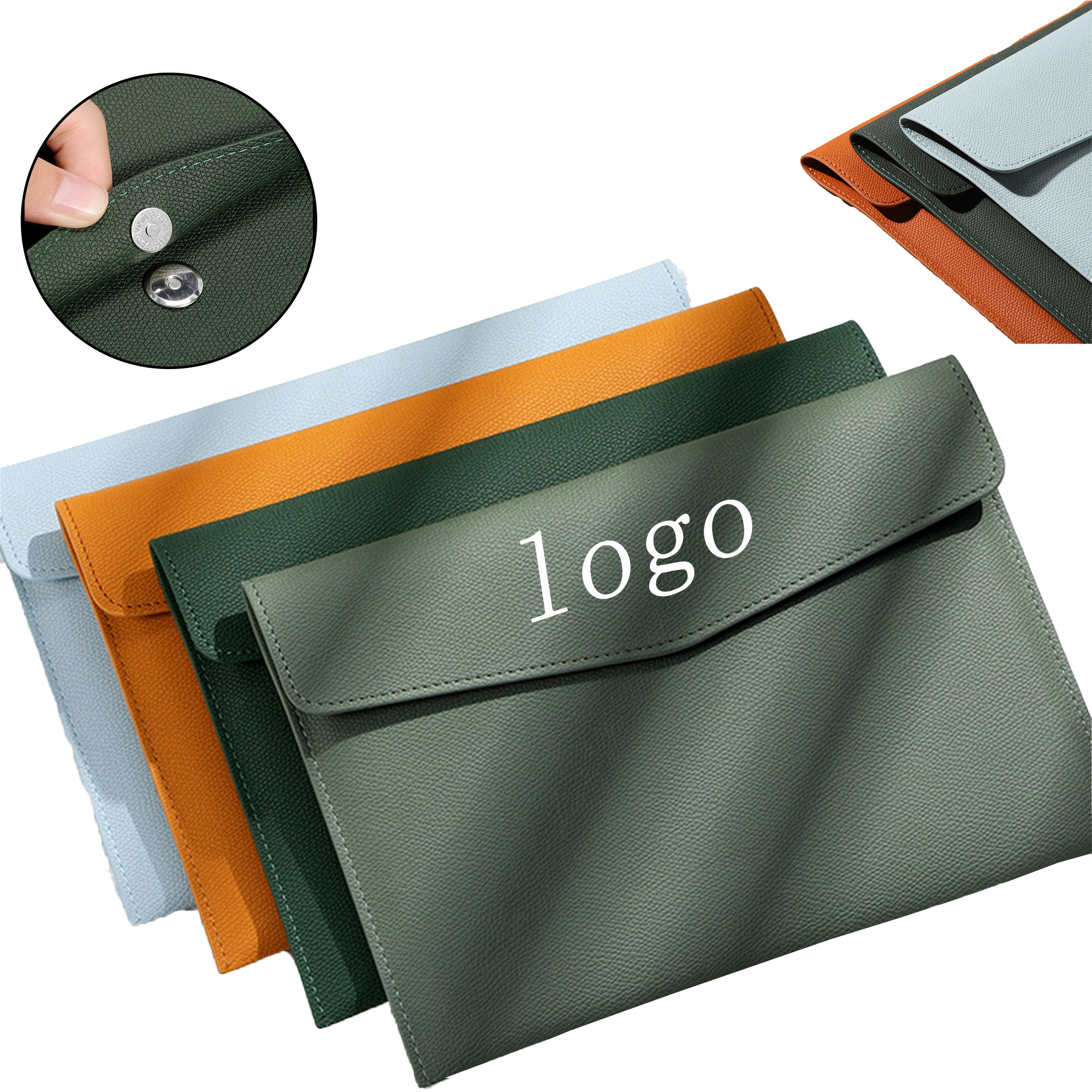 A4 Business Conference Leather File Bag 2