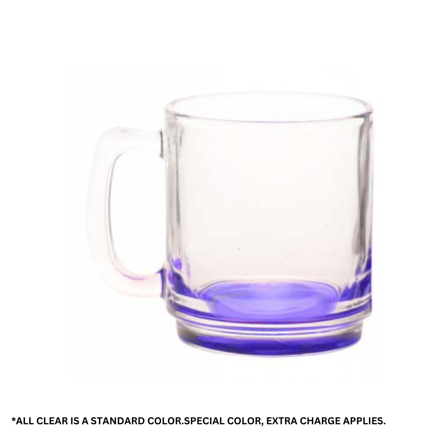 Clear Glass Coffee Mugs, 9 oz. 3