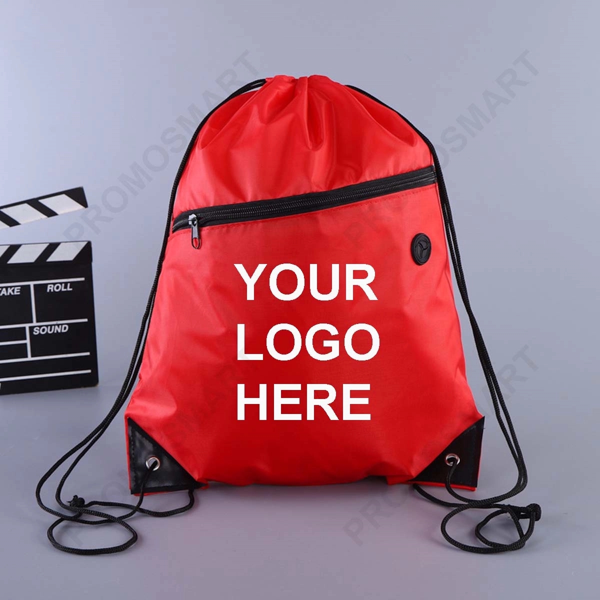 Drawstring Backpack With Earphone Hole 3