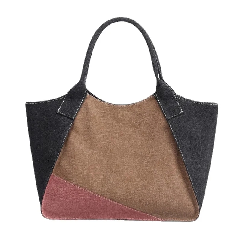 Women Canvas Shoulder Tote Bag 3
