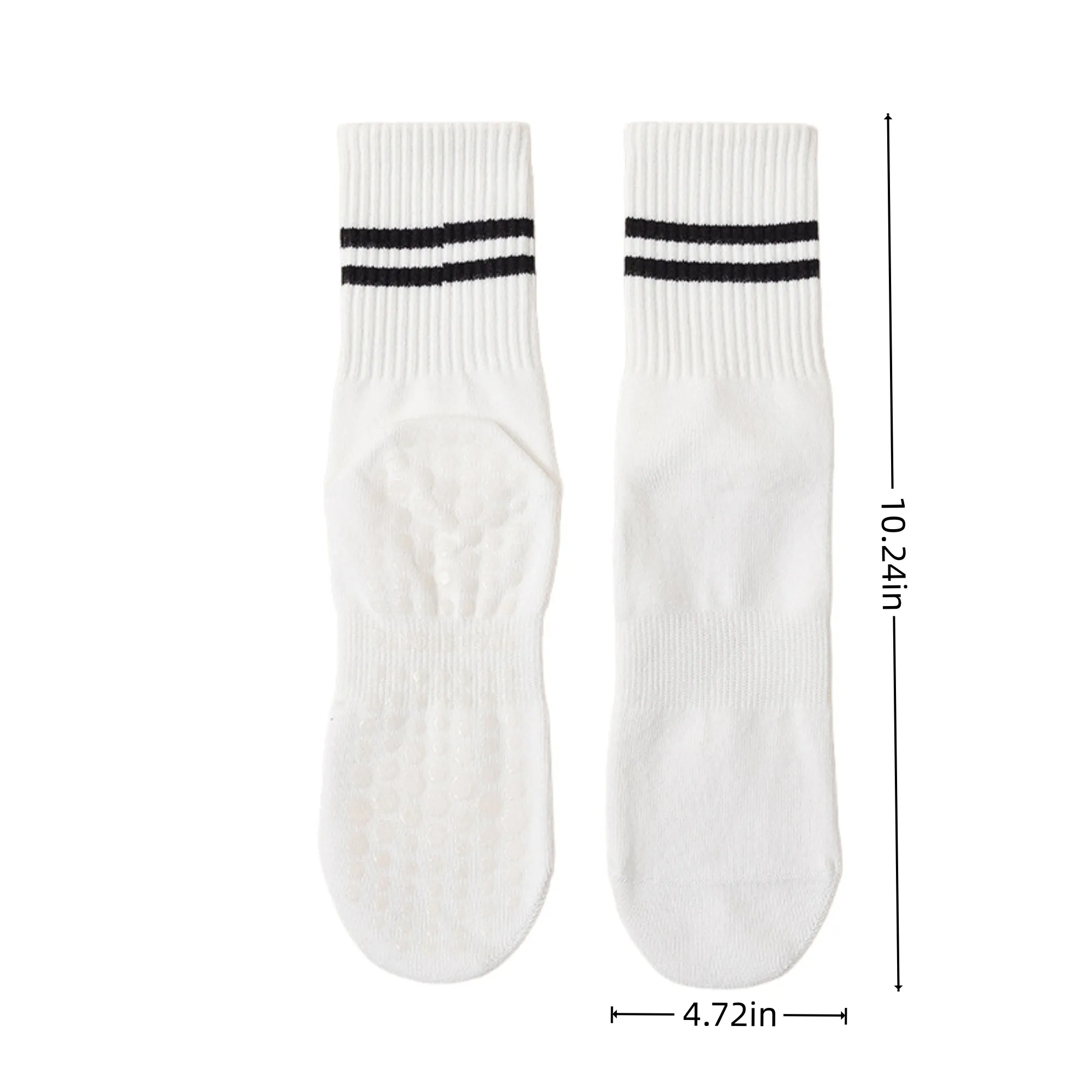 Cotton non-slip silicone indoor sports socks 6
