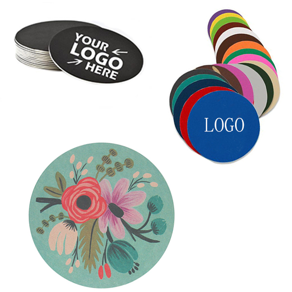 Round Paper Coaster (3 1/2" Dia) 2