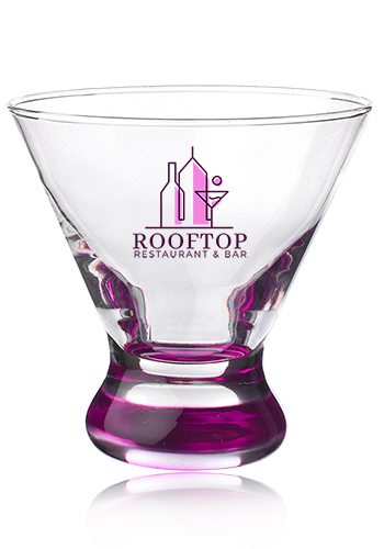 8.25 oz. Libbey Cosmopolitan Stemless Martini Glasses 18