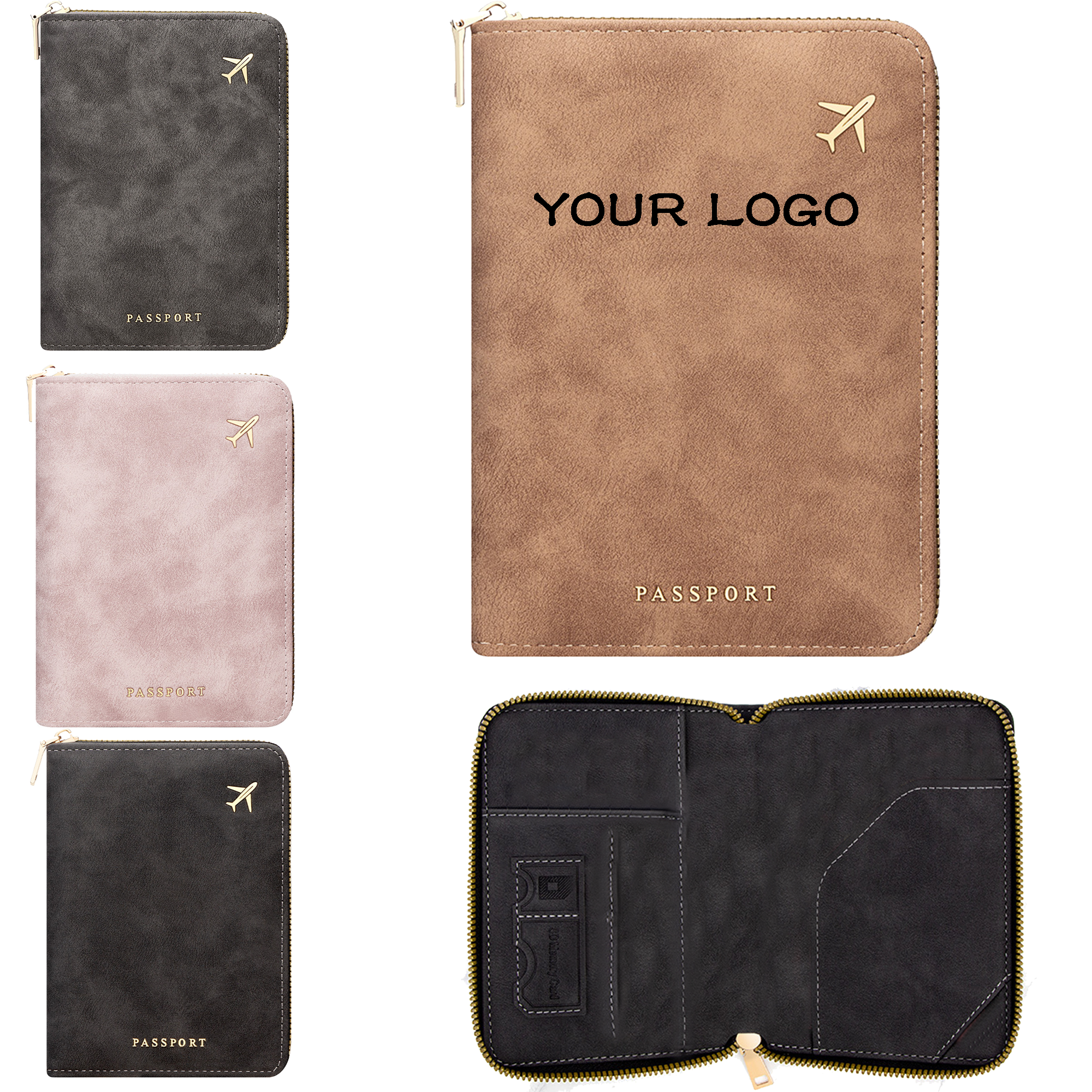 MOQ 20 PCS Multi-Card Passport Cover 3