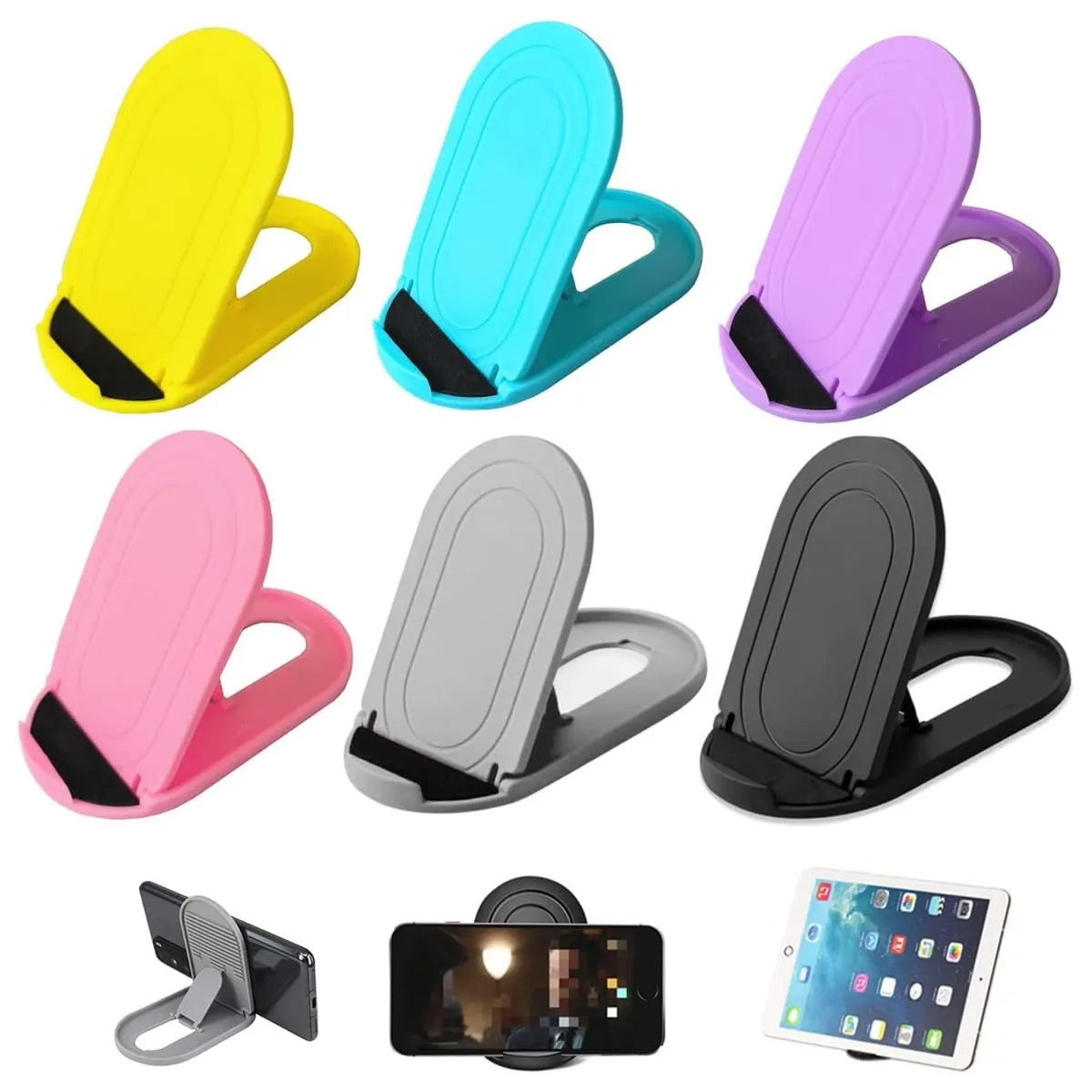 Mini Foldable Multi-Angle Adjustable Desktop Phone Holder 2