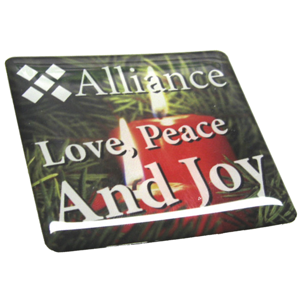 Magnetic Promo / Button / Name Badge with custom shape from 5.1 - 6 Sq. In. 6