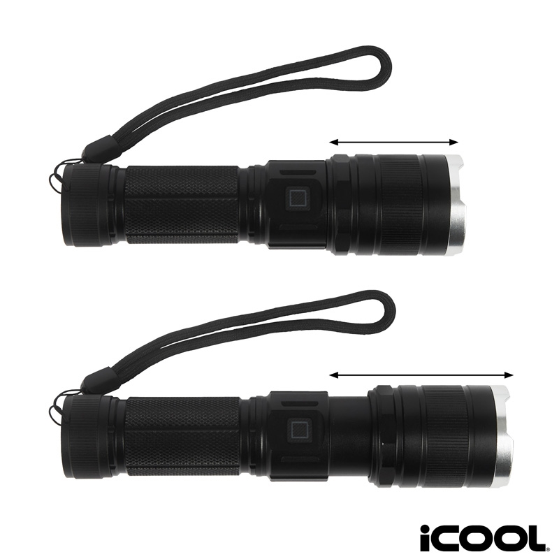 iCOOL Telluride Rechargeable 480-Lumen Aluminum Tactical Flashlight 11