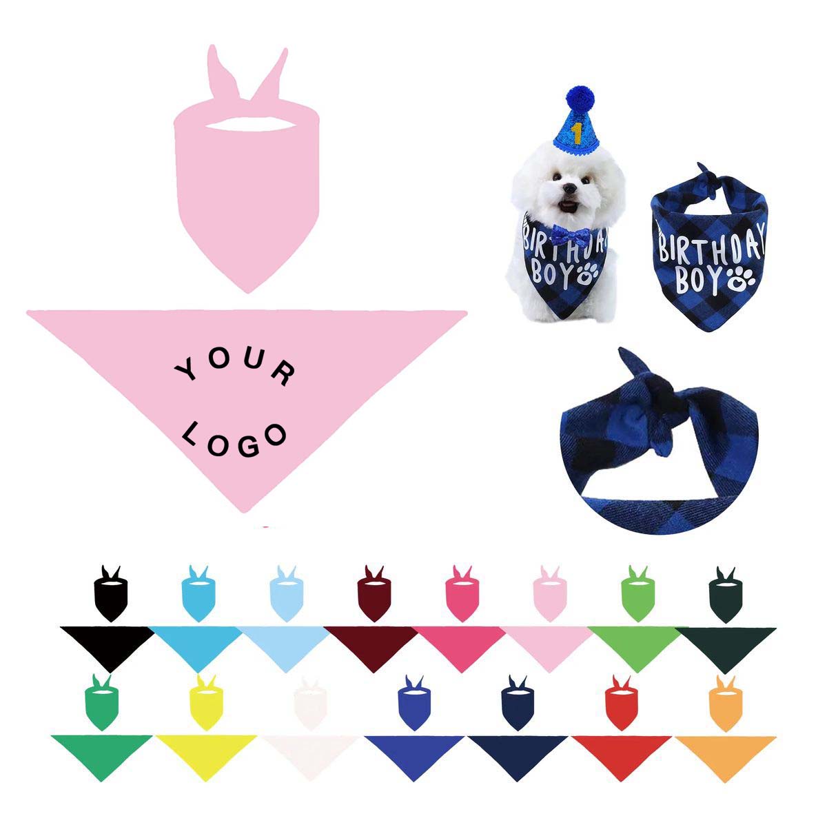 Universal Dog Bandana for Pets and Dog Lovers 2