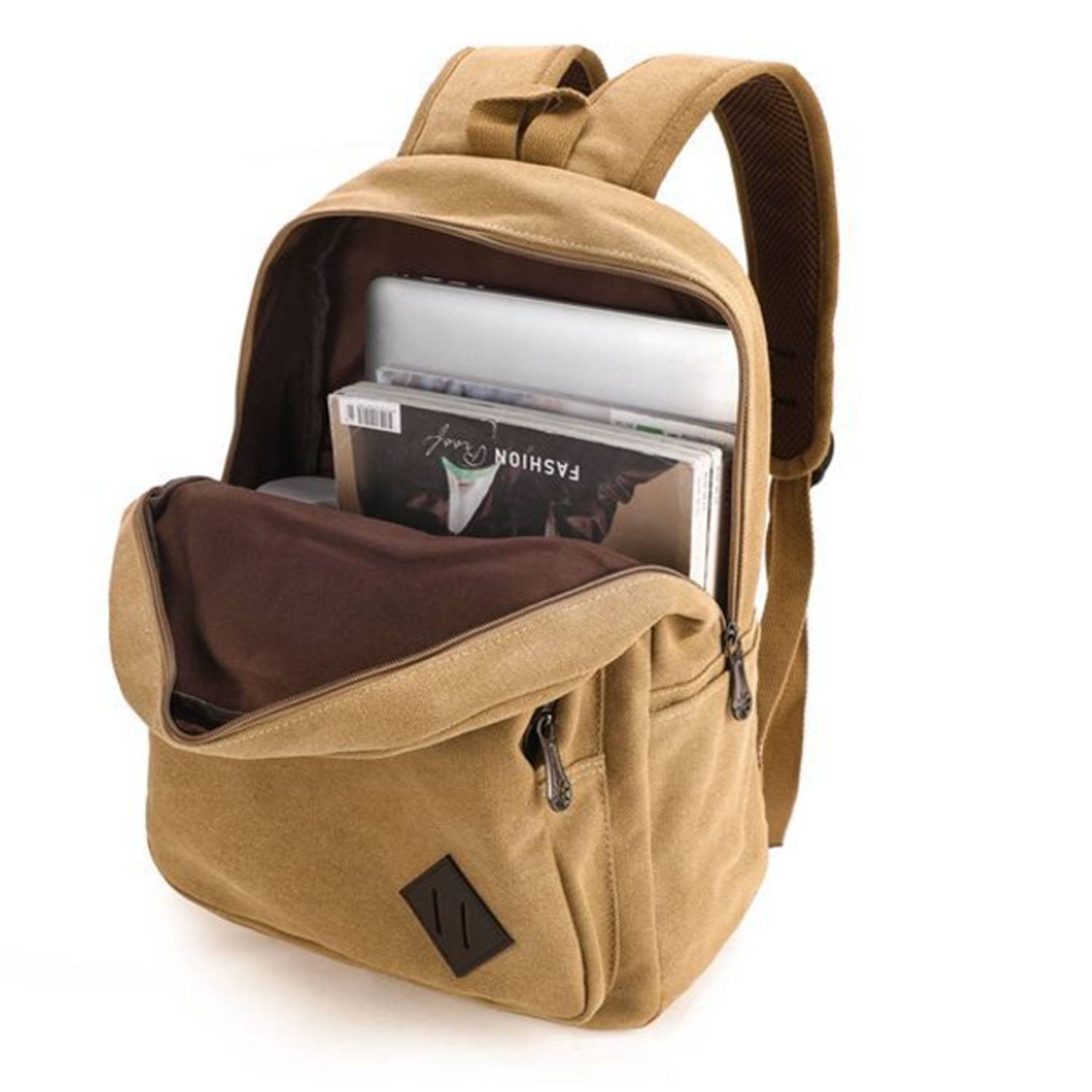 Wear-resistant Canvas Travel Backpack 8