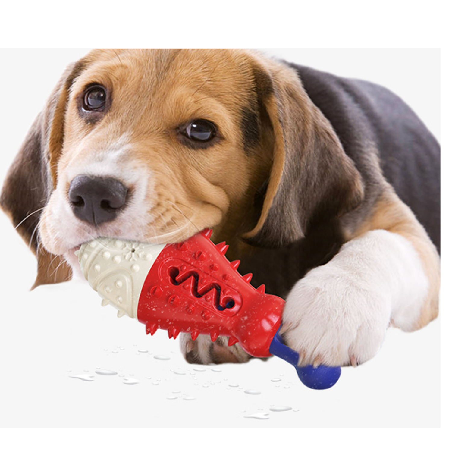 Puppy Turkey Leg Teething Toy 3