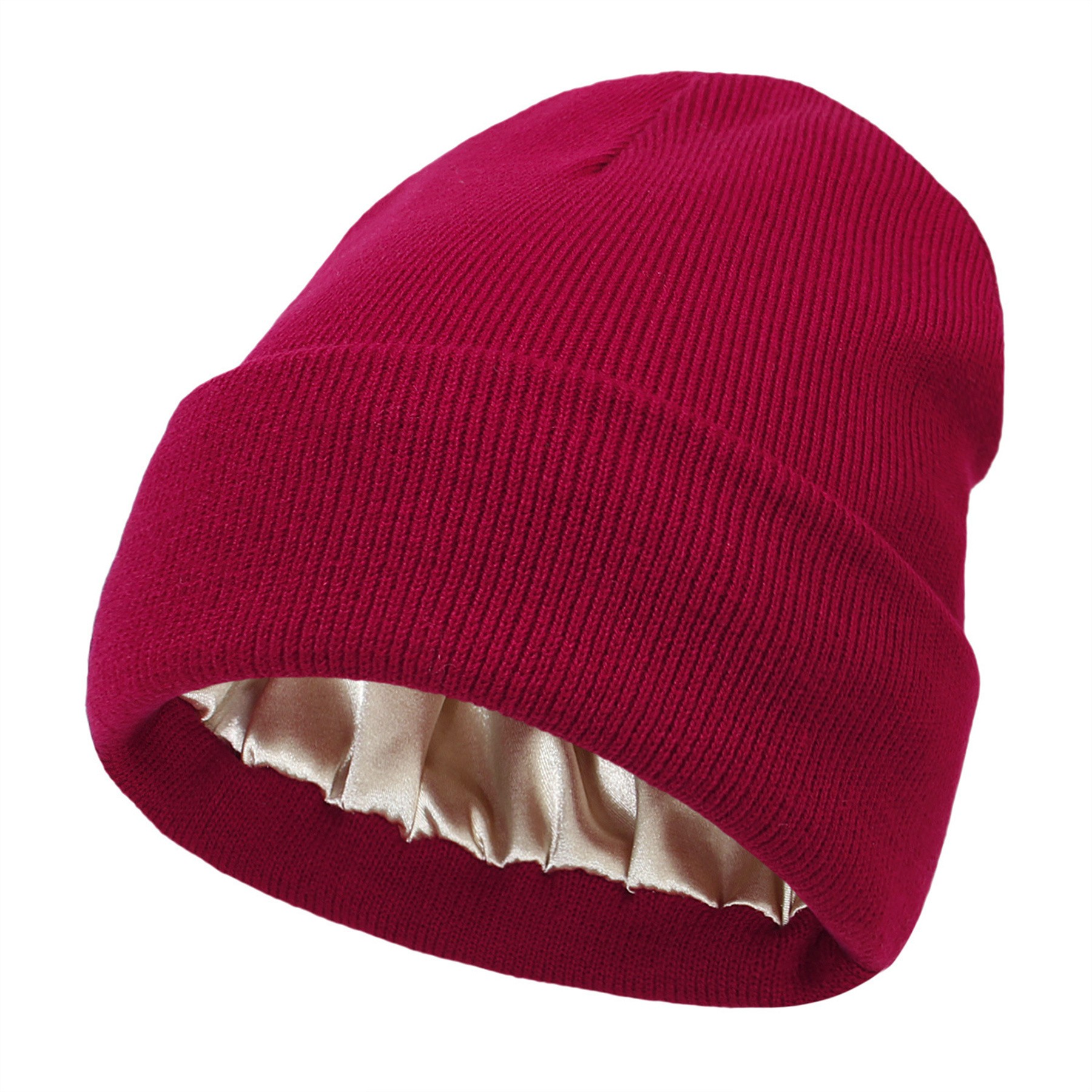 Satin Lined Beanie Hat 3