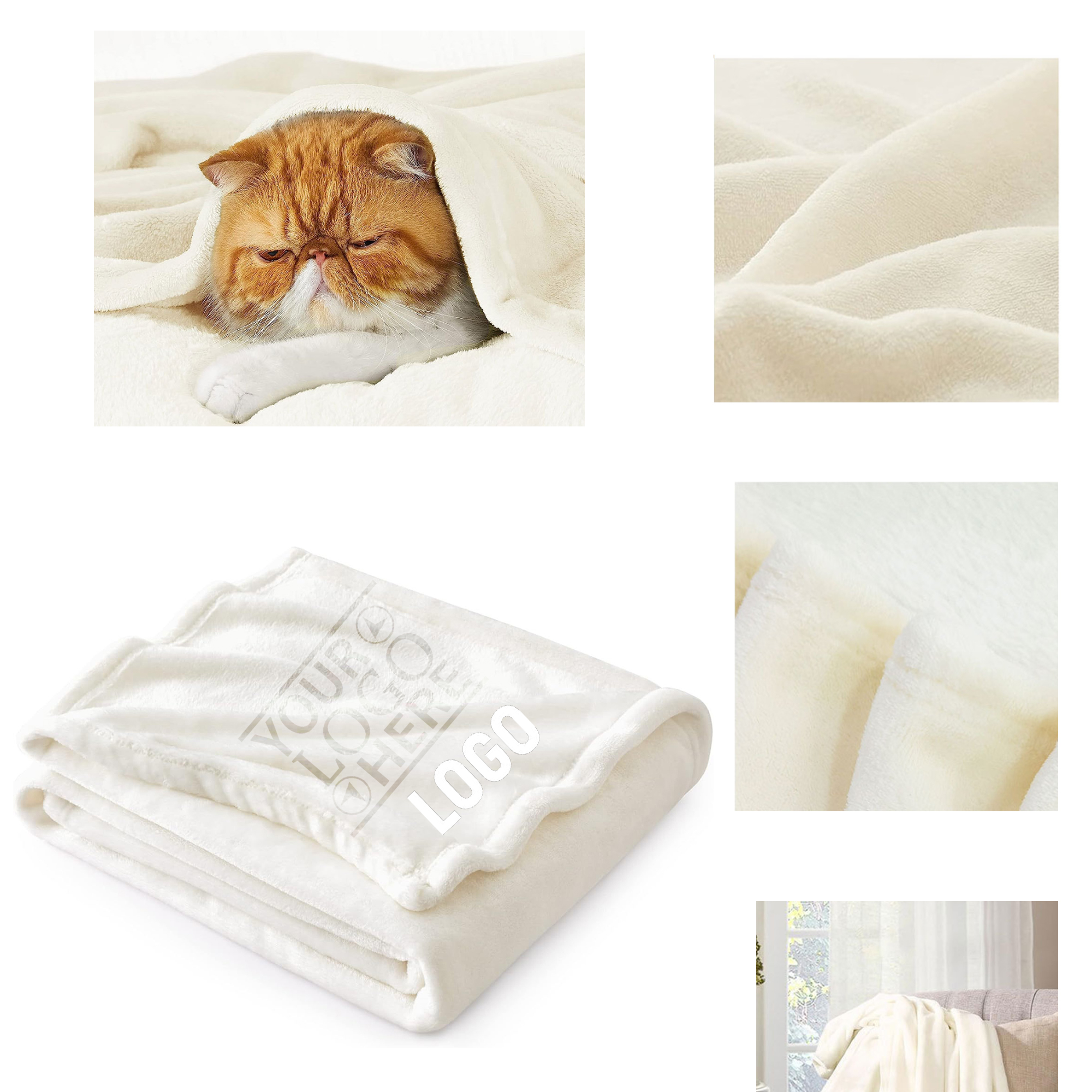 Polyester Fiber Sofa Blanket 3