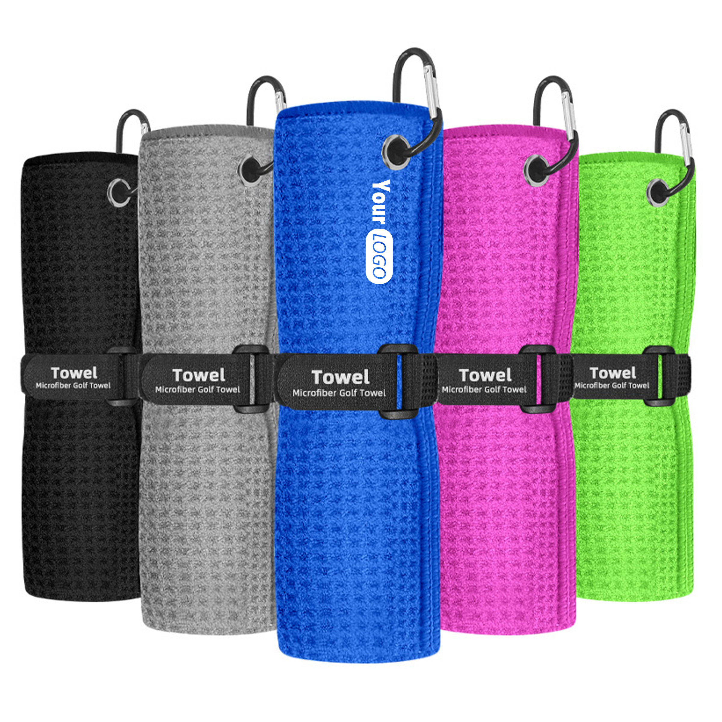 Microfiber Cloth High-Quality Golf Towels With Customizable Logo For Golfers 2