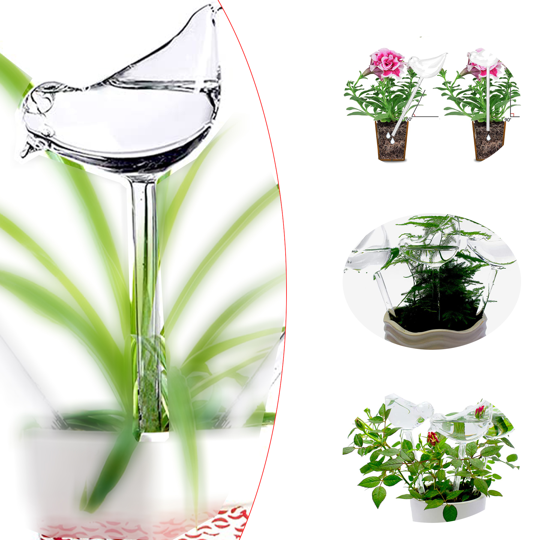Bird Shaped Plant Watering Globe
