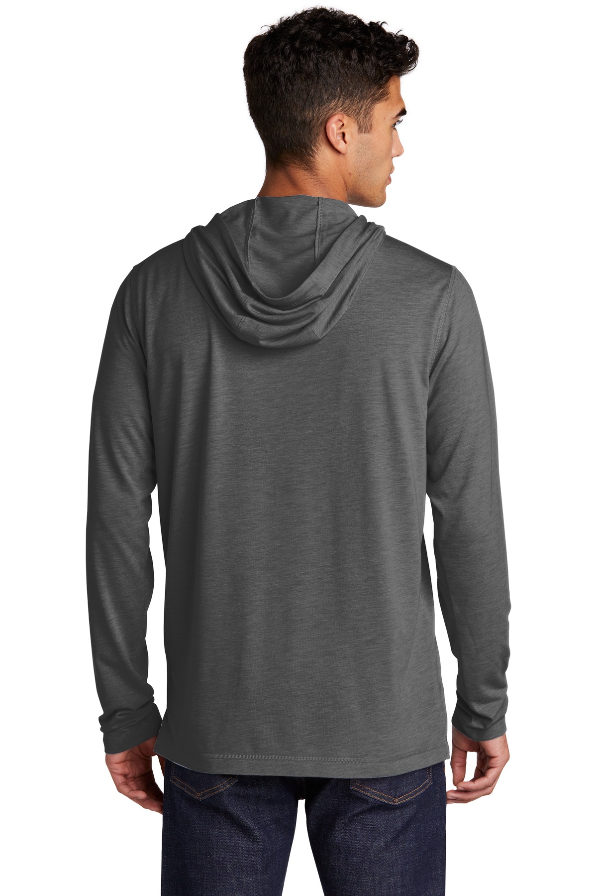 Sport-Tek PosiCharge Tri-Blend Wicking Long Sleeve Hoodie ST406, custom hoodie or sweatshirt with logo imprint 18