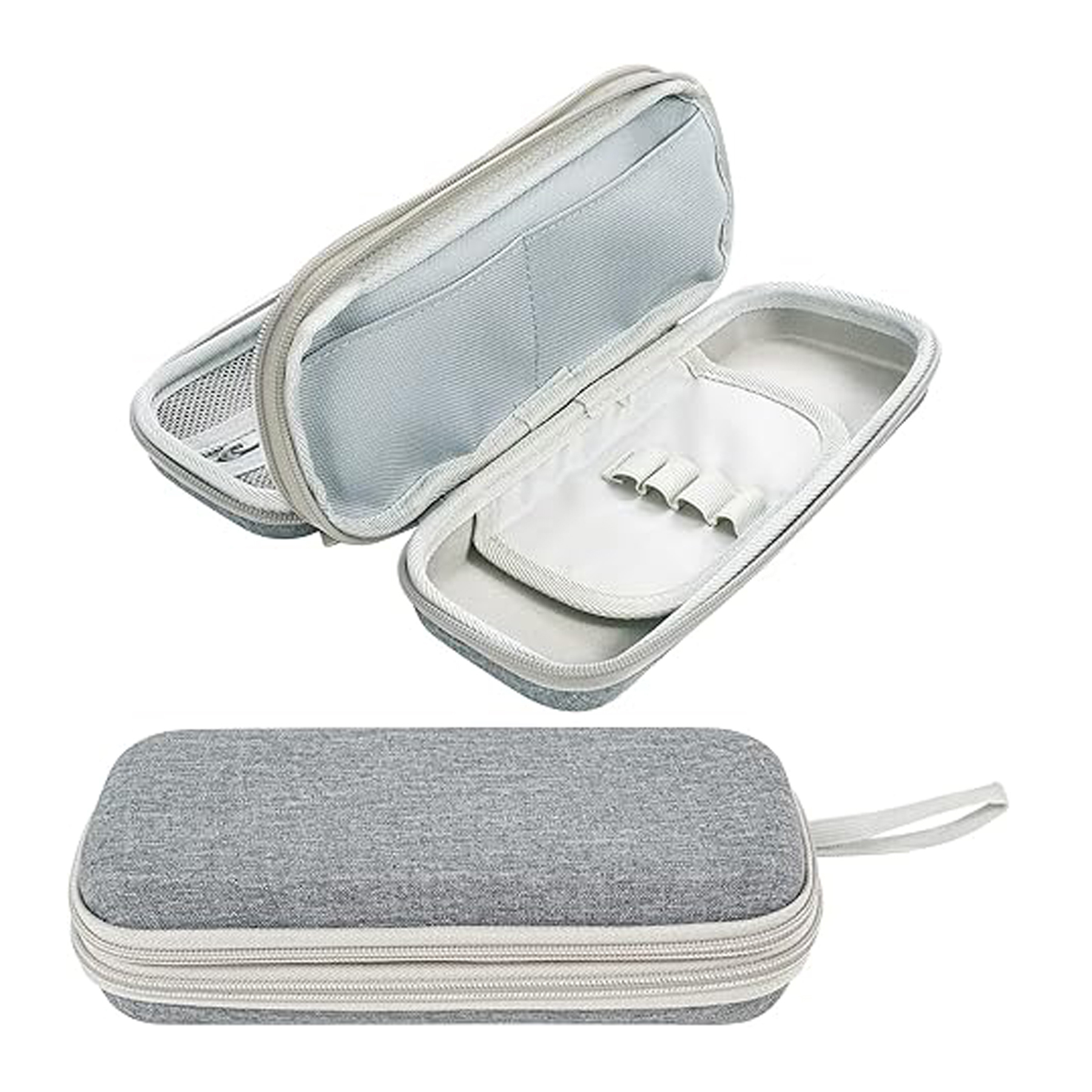 Large Capacity 2-Layer EVA Zipper Pencil Case