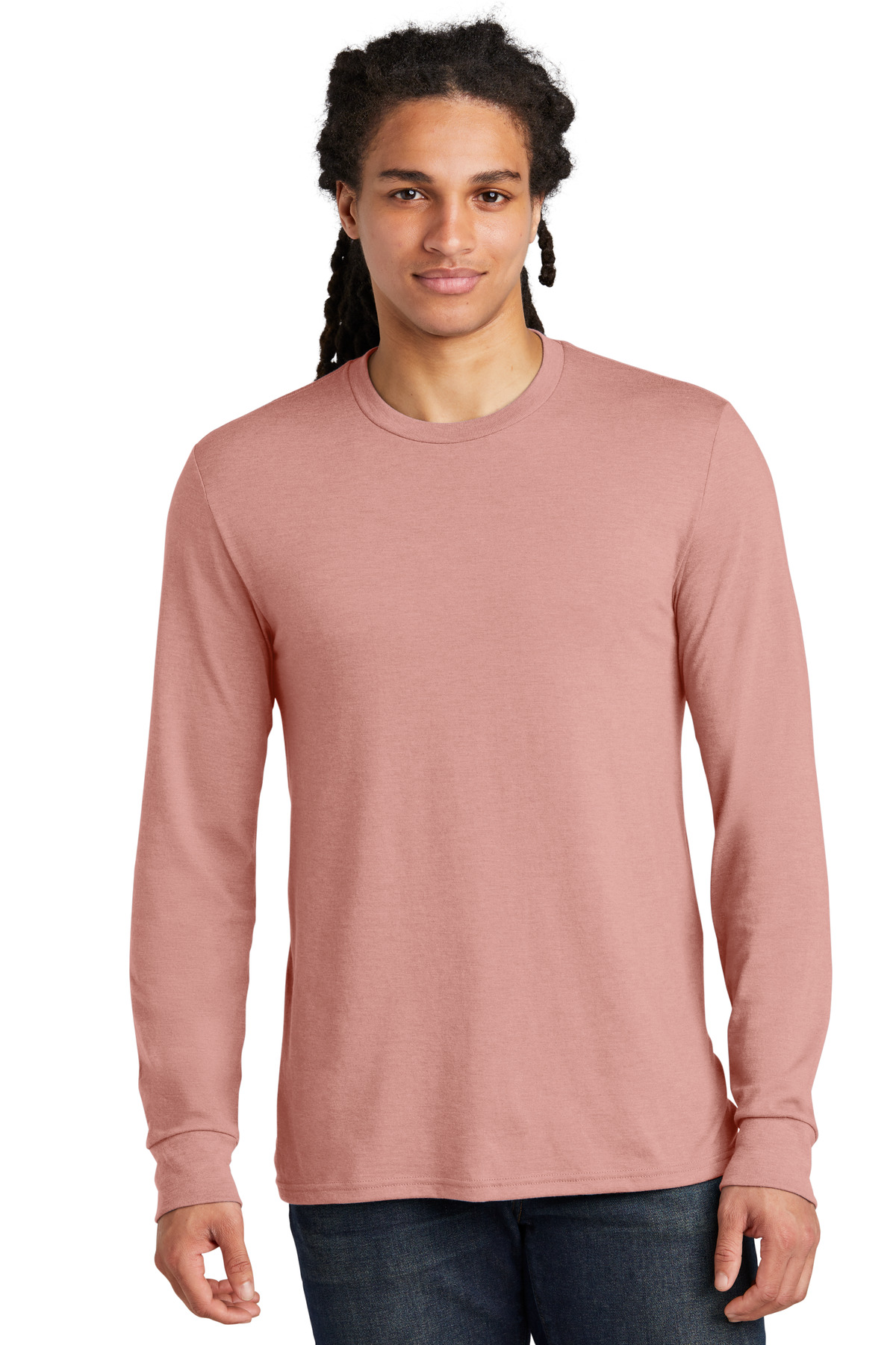 District Perfect Tri Long Sleeve Tee . DM132 80