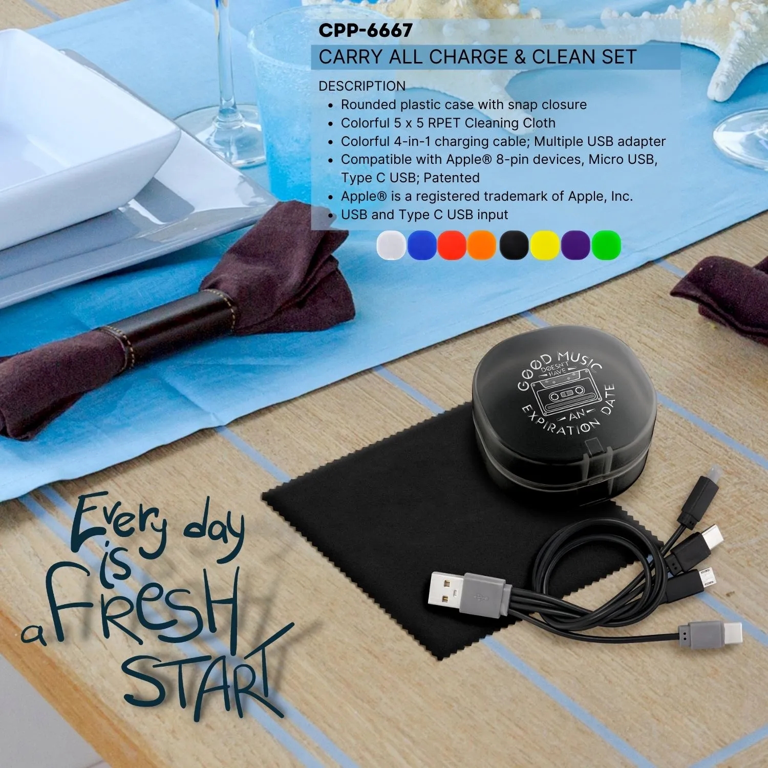 Carry All Charge & Clean Set 11