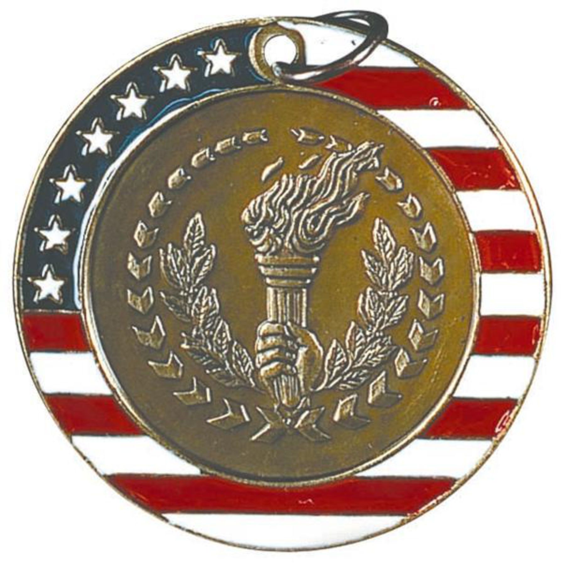 Torch Medal, 2" 2