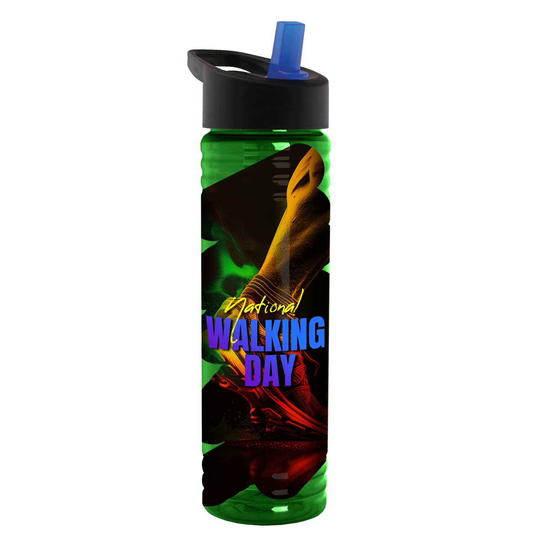 Garyline® Slim Fit Bottle with Flip-Straw Lid - 24 oz. 399