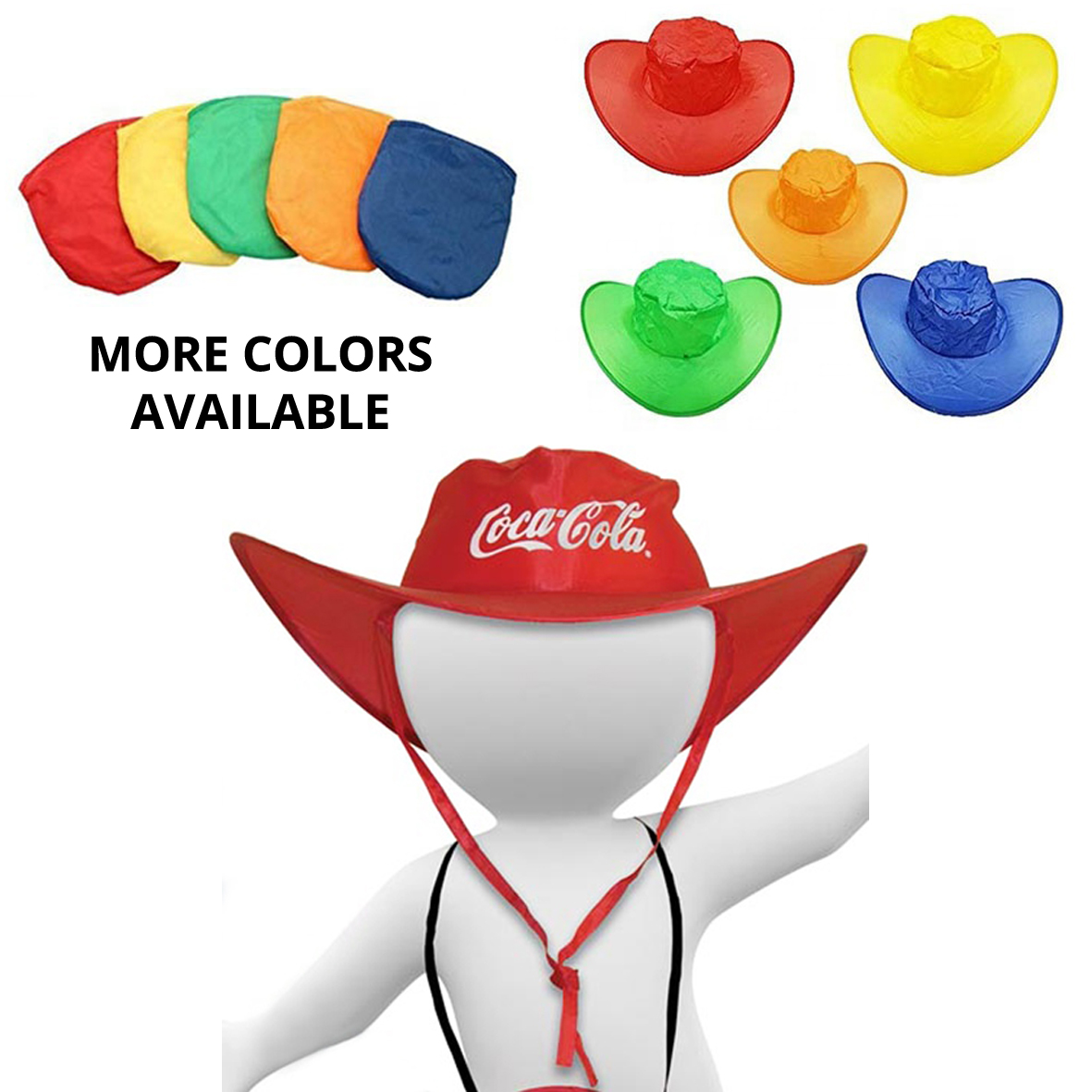 Promotional Foldable Cowboy Hat With Pouch 11