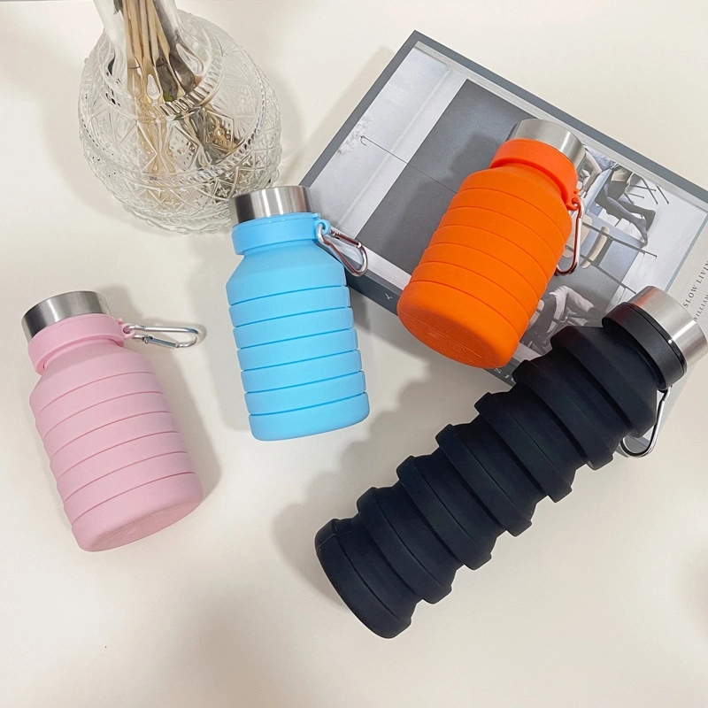 Silicone Folding Camping Cup Foldable Water Bottle 7