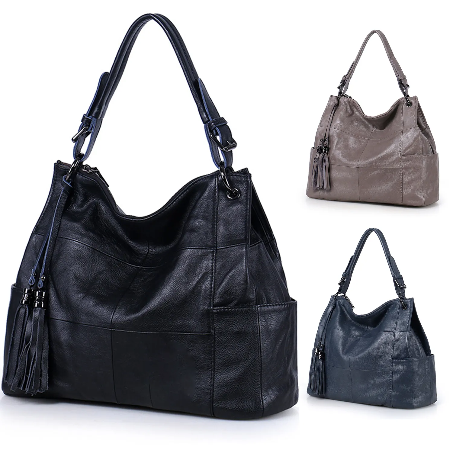 Large Purses for Women Shoulder Leather Handbags 5