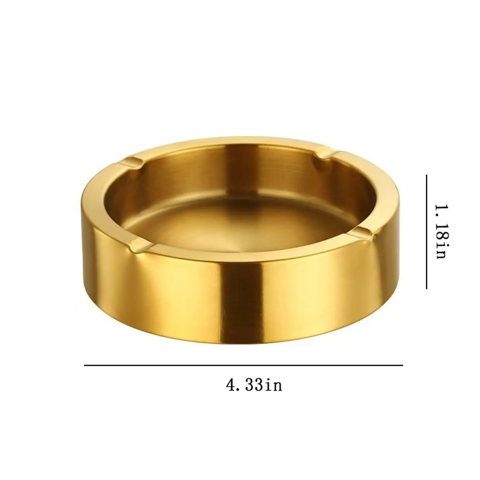 Customizable Logo Stainless Steel Ashtray 4