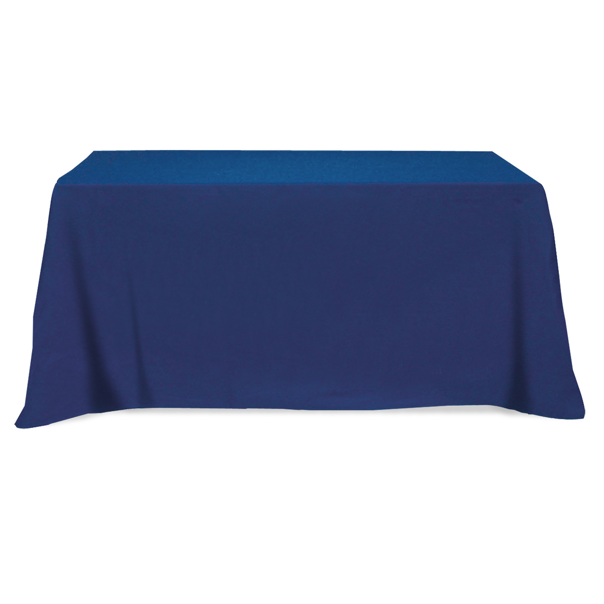 Flat Poly/Cotton 3-sided Table Cover - fits 6' standard table 4