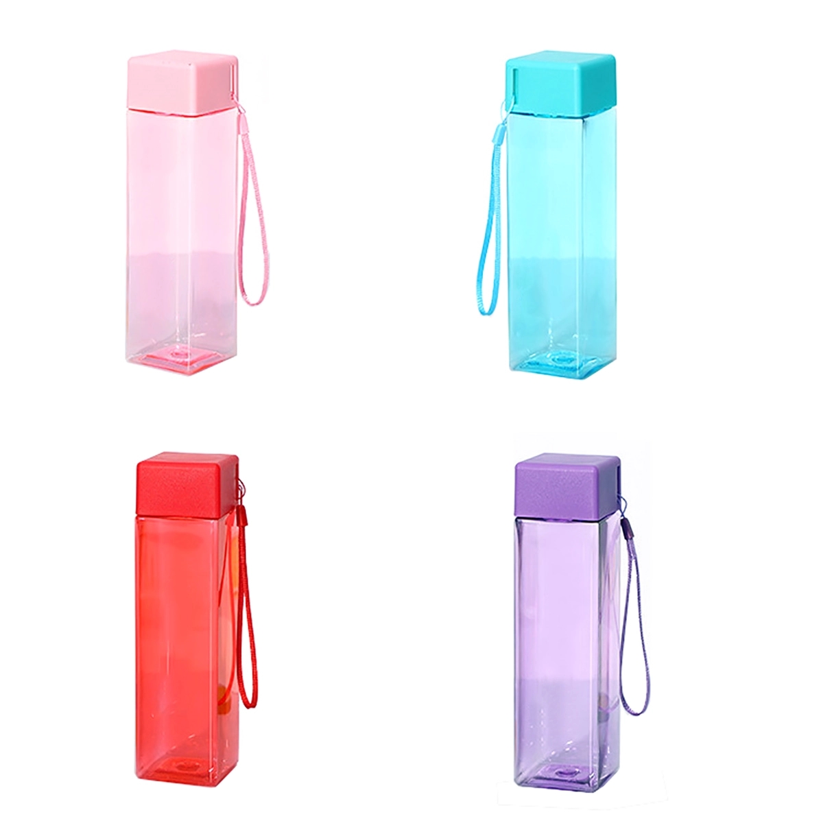 Promotional Plastic Water Bottle With Handy Rope 16 oz 10