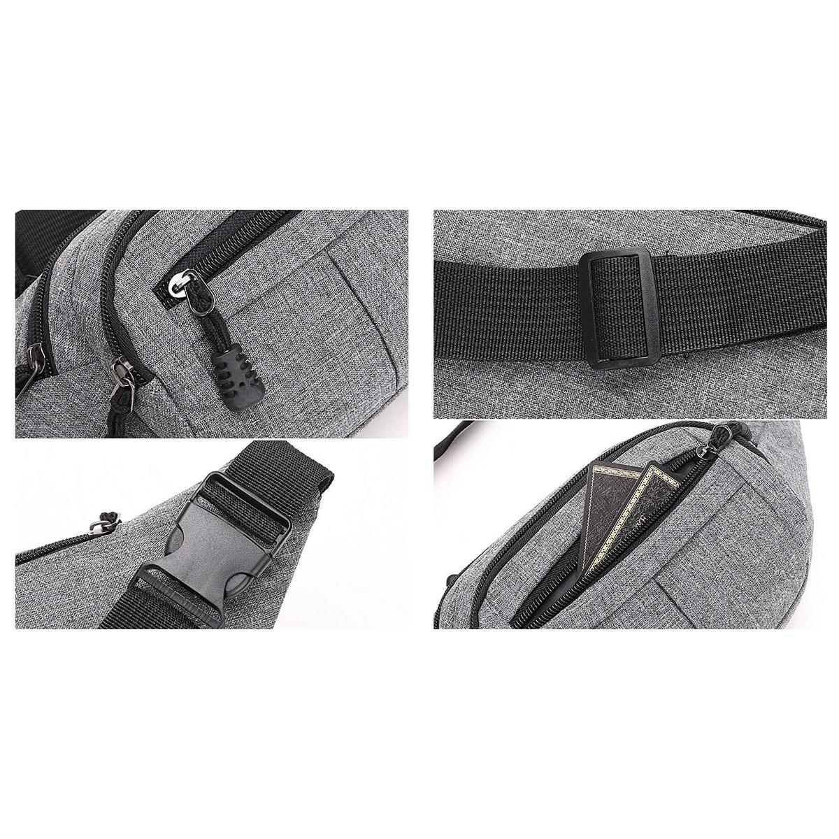 Durable Sport Waist Bag with Multiple Pockets 4
