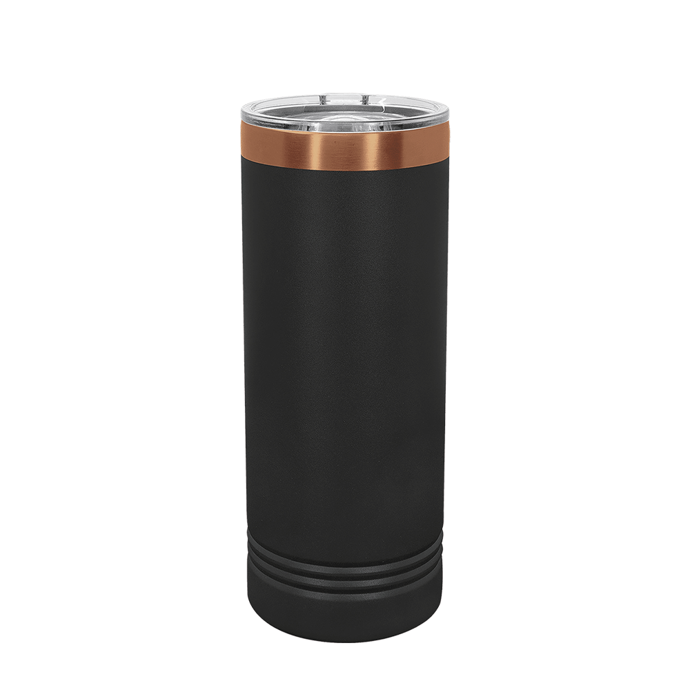 22 oz Ion Plated Skinny Tumbler with Slider Lid