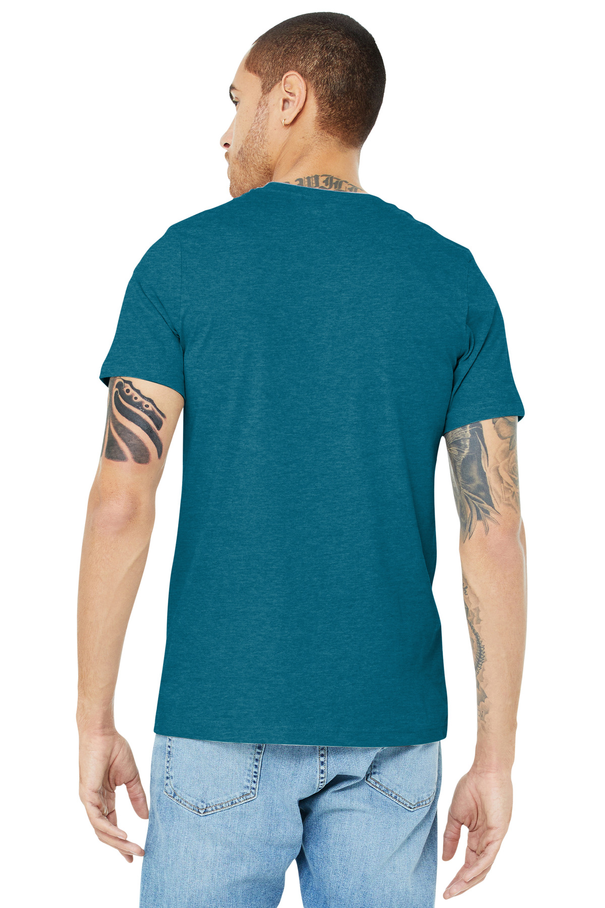 BELLA+CANVAS Unisex Heather CVC Short Sleeve Tee. BC3001CVC 129
