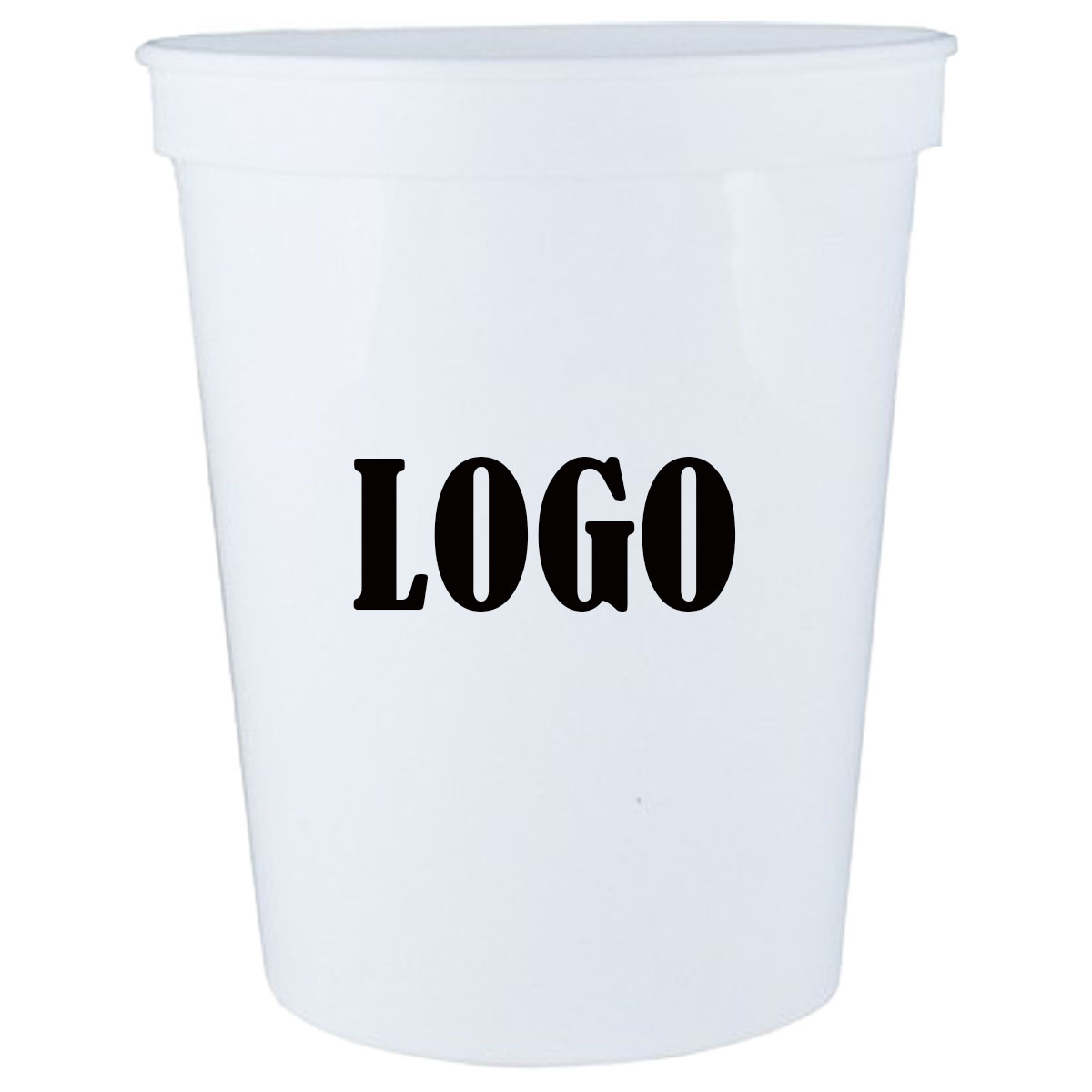 16 oz. Smooth Wall Plastic Stadium Cup 1