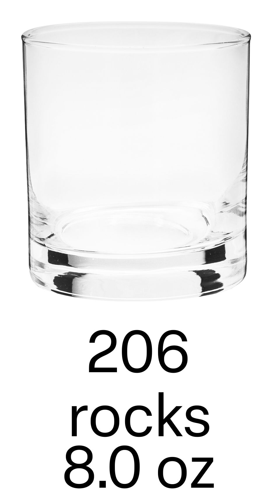 8 oz rocks
