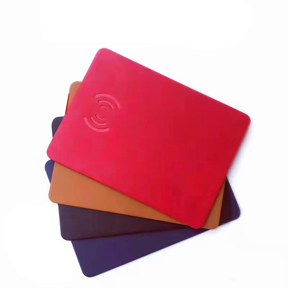 Faux Leather Mouse Pad with Wireless Charger 3