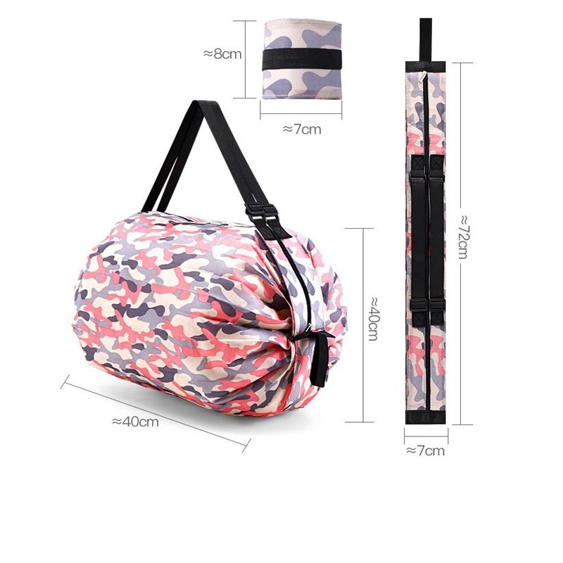 Reusable Grocery Shopping Bag Foldable, custom tote bag with logo imprint 7