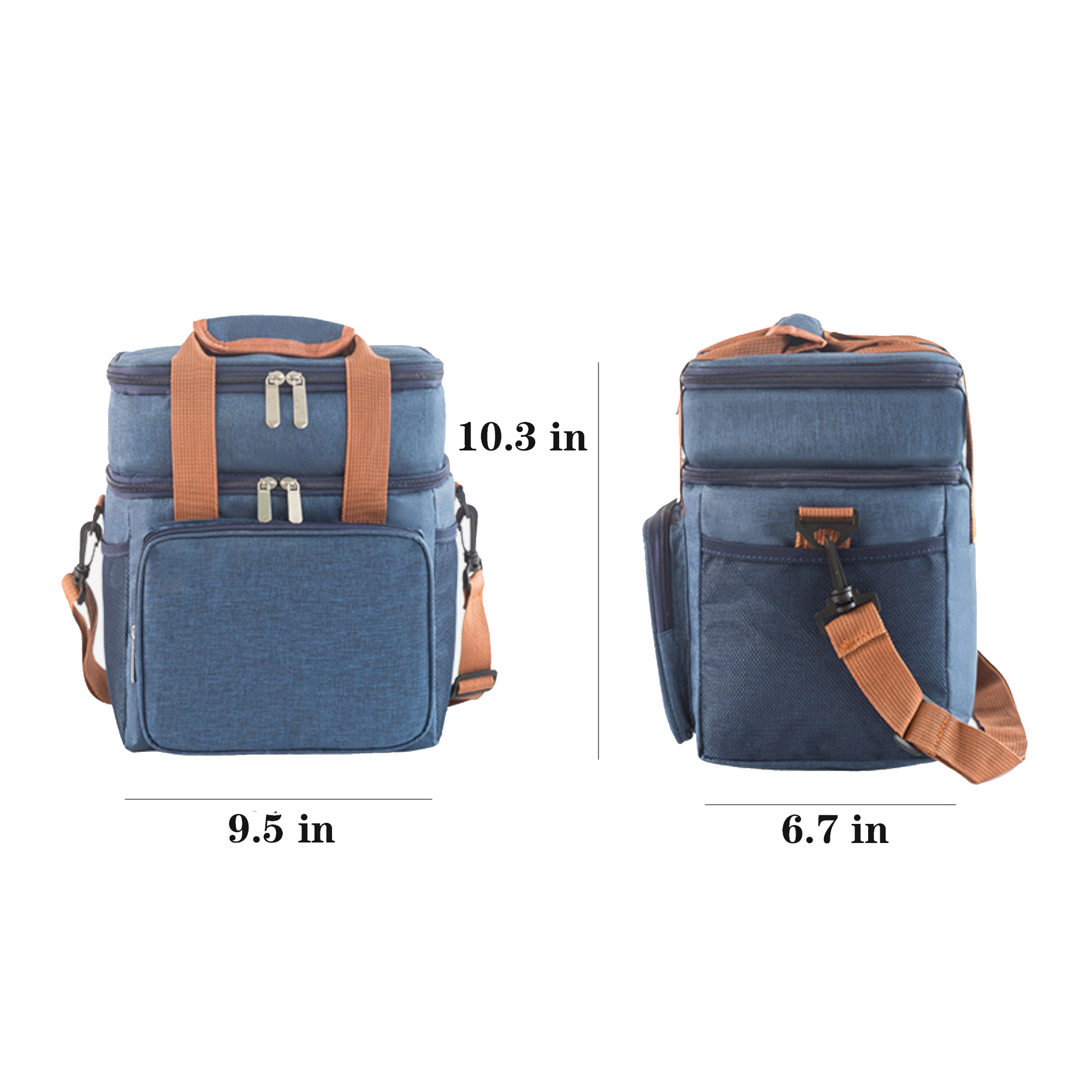 10L Double Layer Insulated Cooler Bag 2