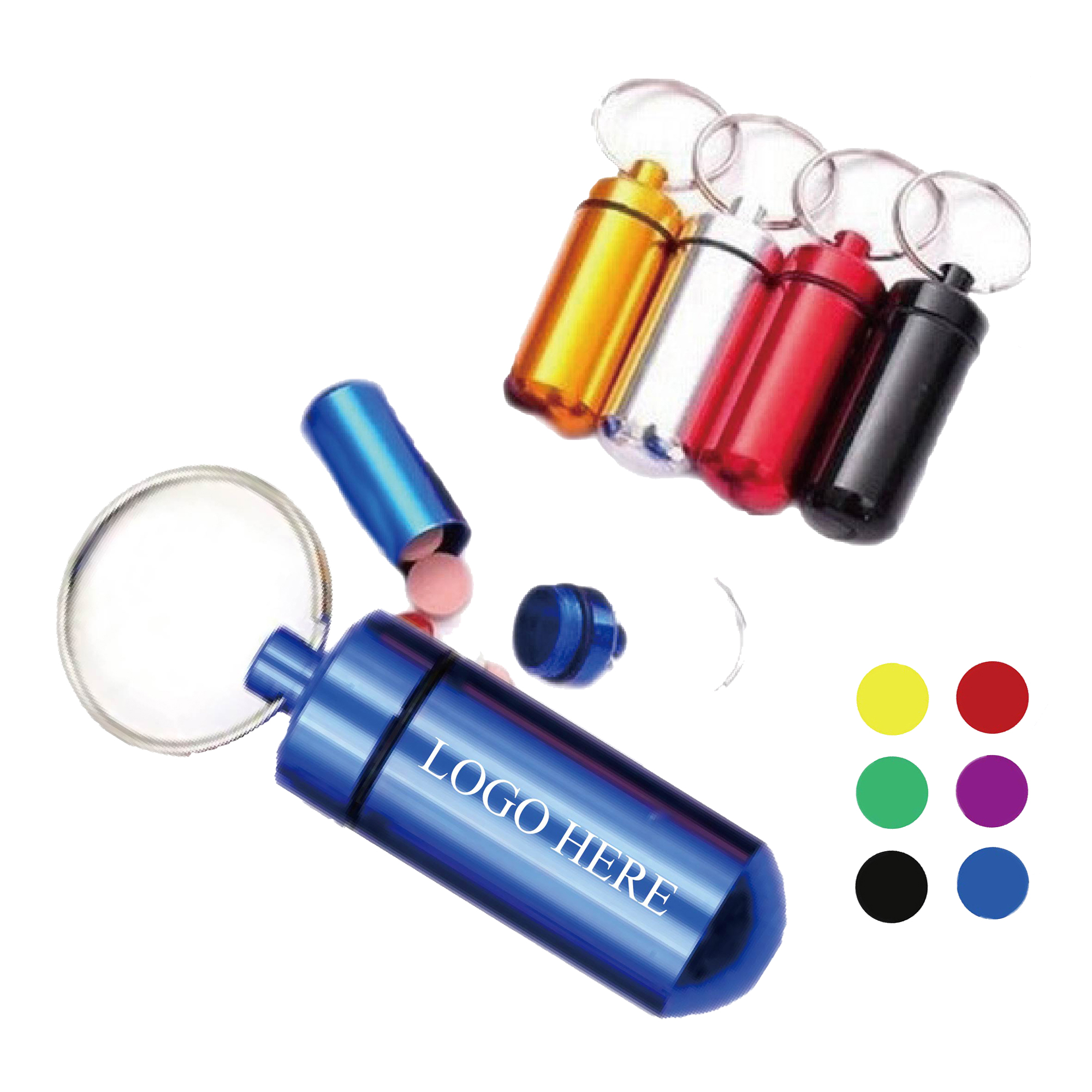 Aluminum Alloy Portable Medicine Bottle 1