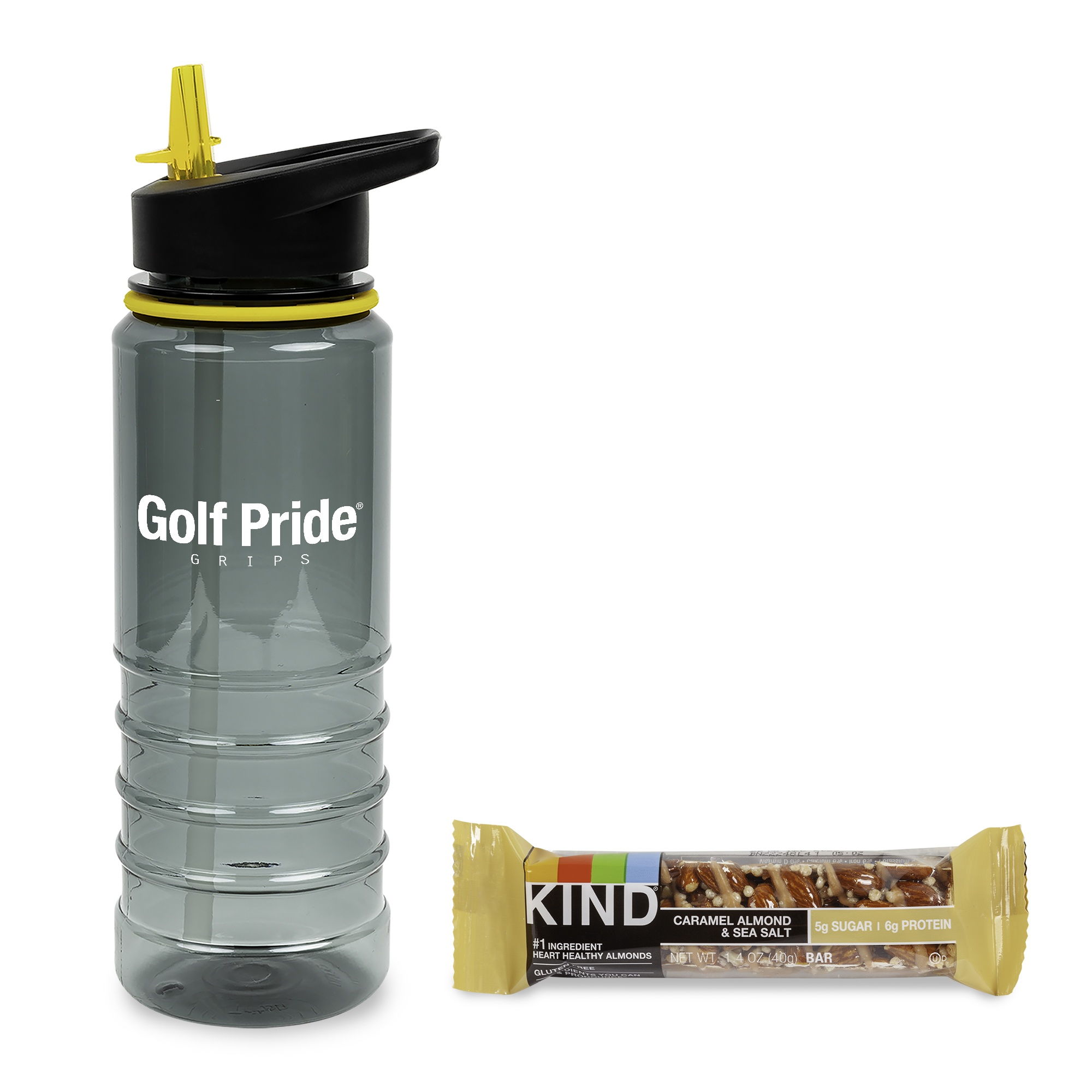 On the Go Sip n' Snack with 25 oz Tritan Water Bottle