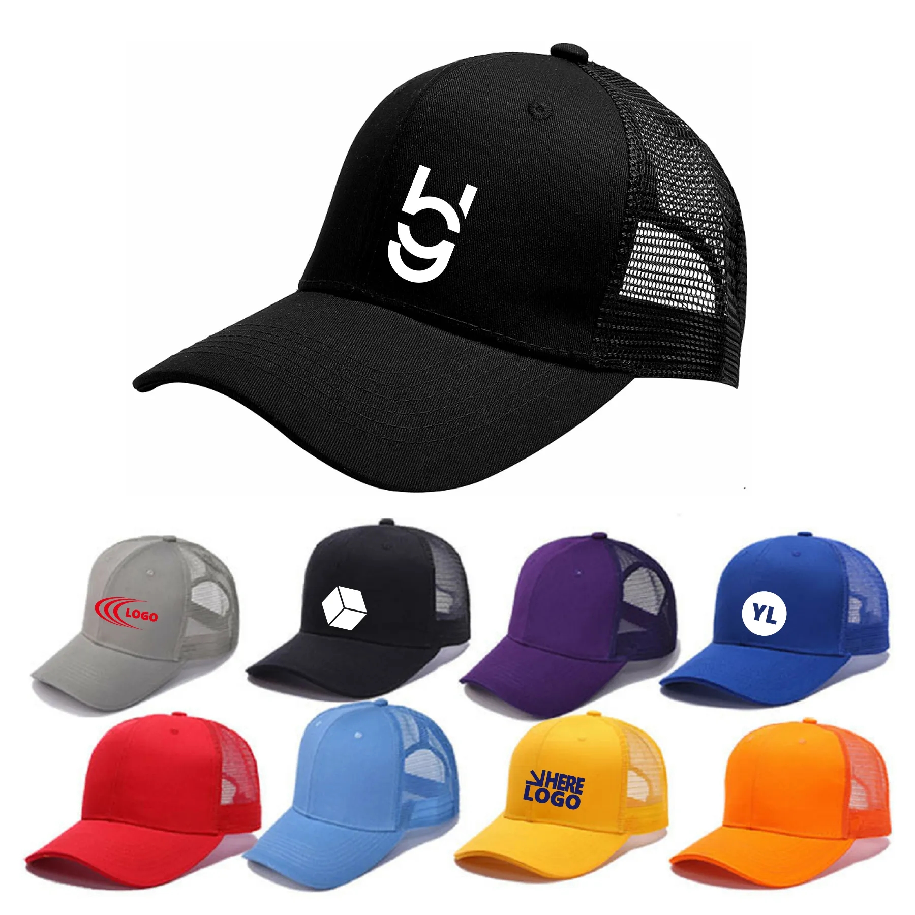 Embroidery Baseball Cap Mesh Hats