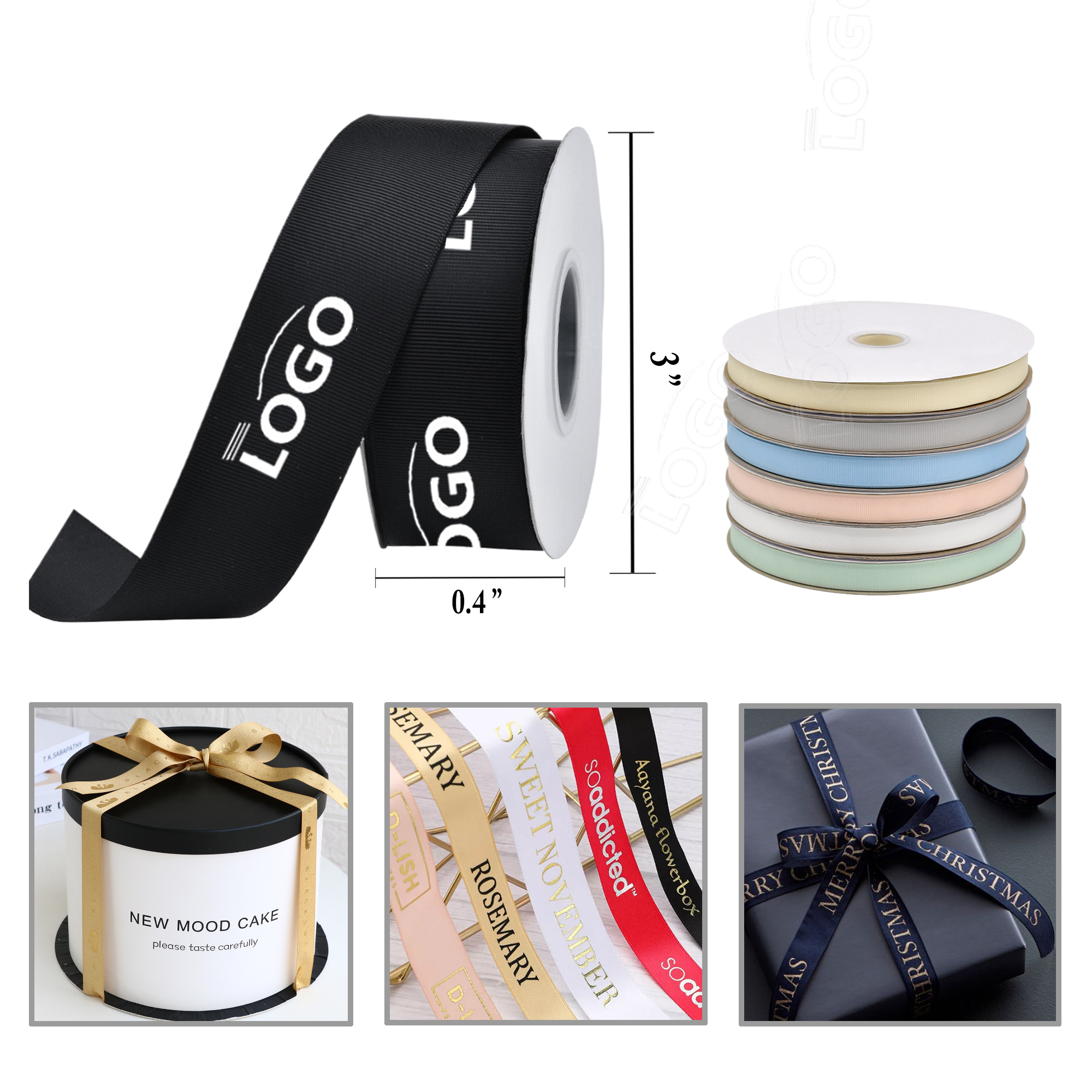 MOQ50 Custom Polyester Ribbon 2